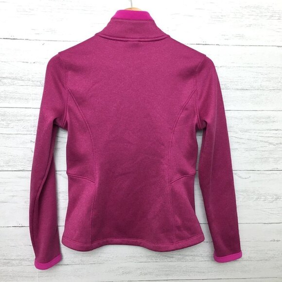 The North Face Women's Pink Fleece Jacket Zipper Front Pockets size Small - Picture 11 of 12